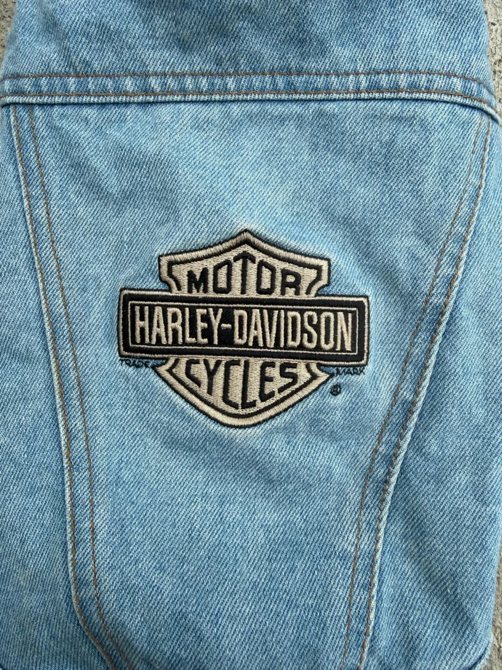 Harley-Davidson Denim Dog Vest